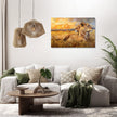 Geometric Lions Canvas
