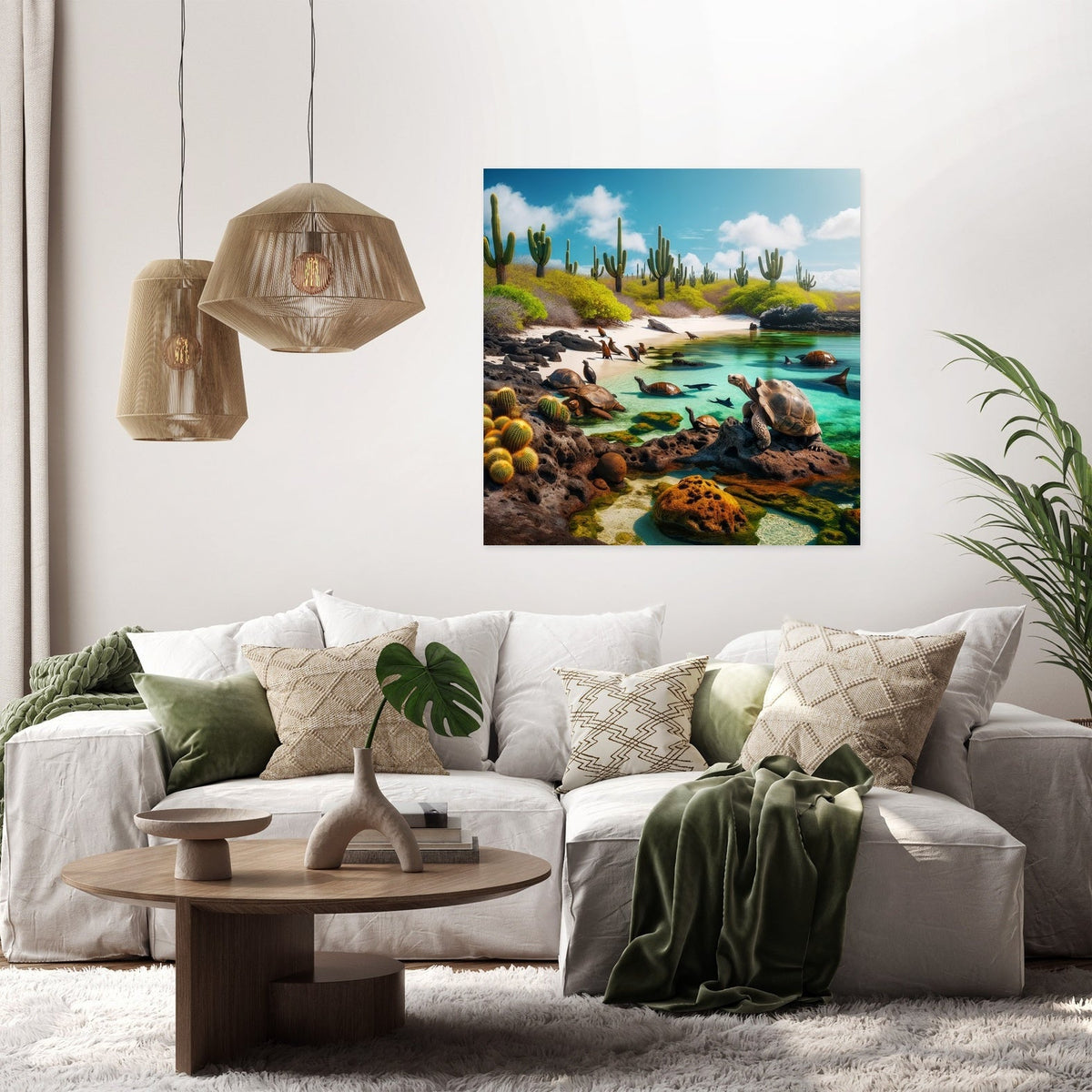 Galapagos Shoreline Canvas