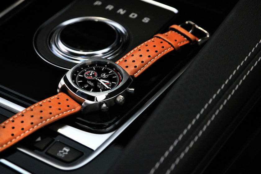 Tan Leather Rally Watch Strap