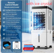 Portable Mini Cooling Fan with Oscillating Blades - Compact Personal Air Circulator for Desk Travel Office Home Use