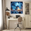 Dragon's Lair on Frost Island Canvas