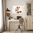 Dog on Wheels Canvas