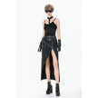 Dark in Love Punk Rib Cage Grommet Waist Cincher