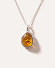 Amber ELEMENT Pendant Necklace
