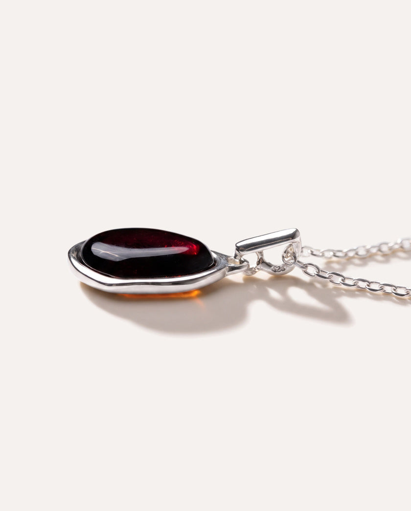 Cherry Amber ELEMENT Pendant Necklace