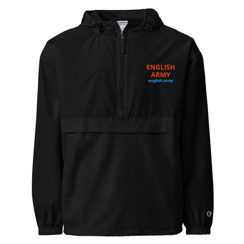 ENGLISH ARMY - Embroidered Champion Packable Jacket