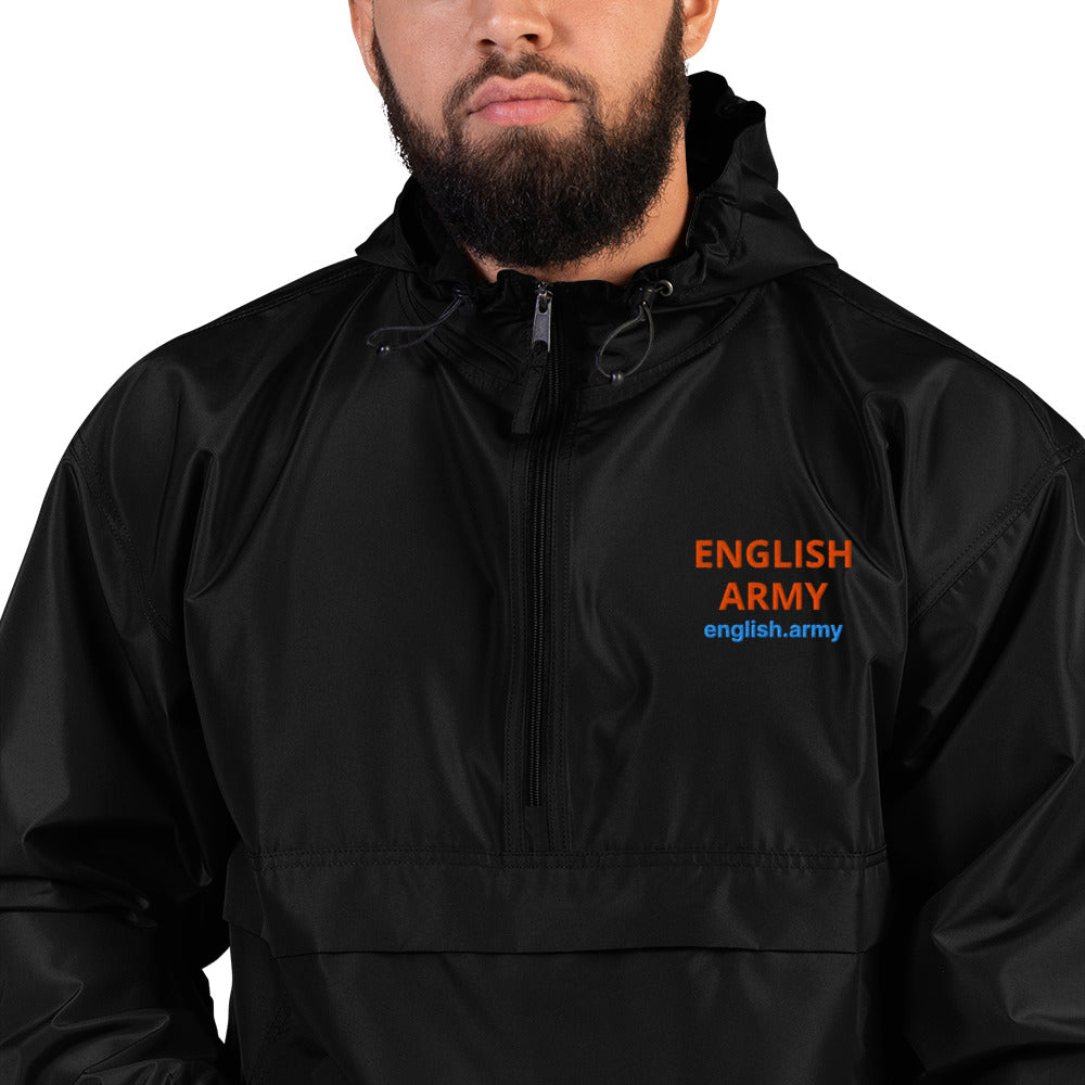 ENGLISH ARMY - Embroidered Champion Packable Jacket
