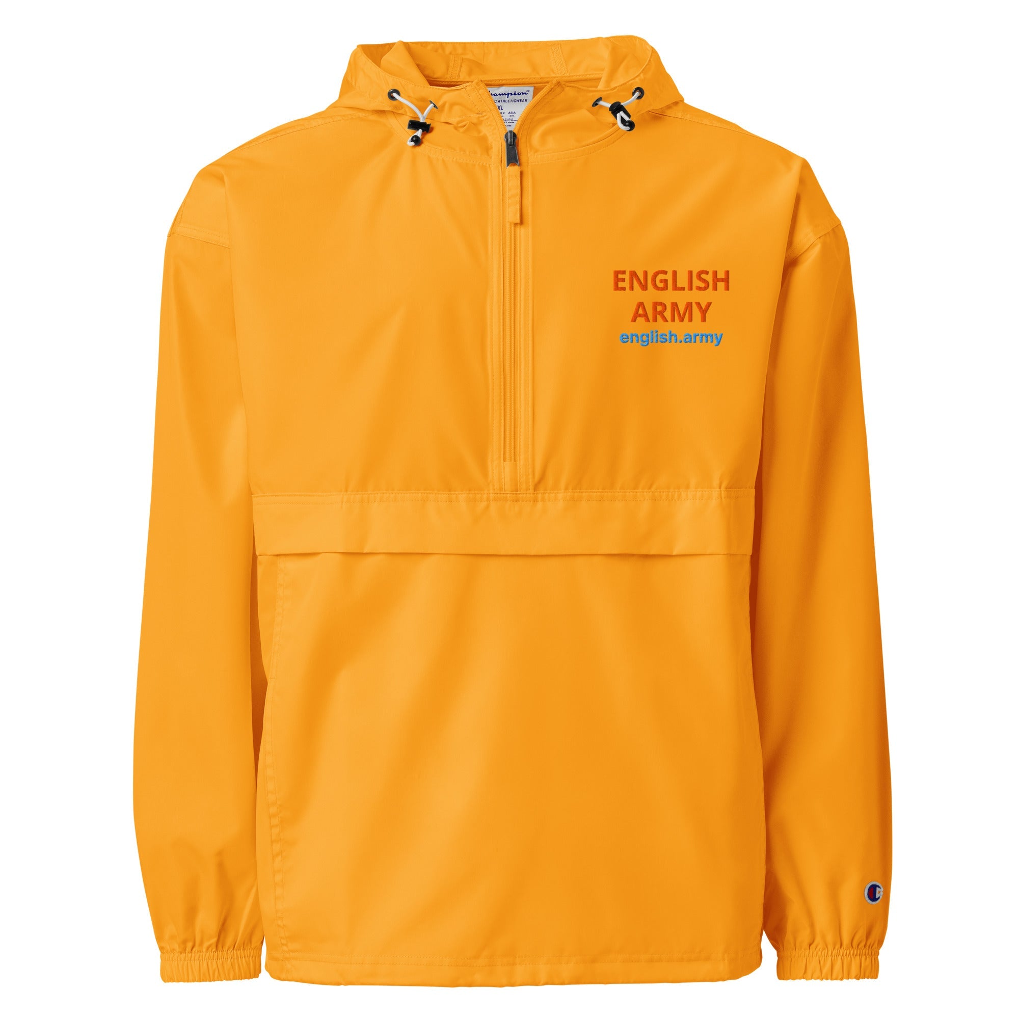 ENGLISH ARMY - Embroidered Champion Packable Jacket