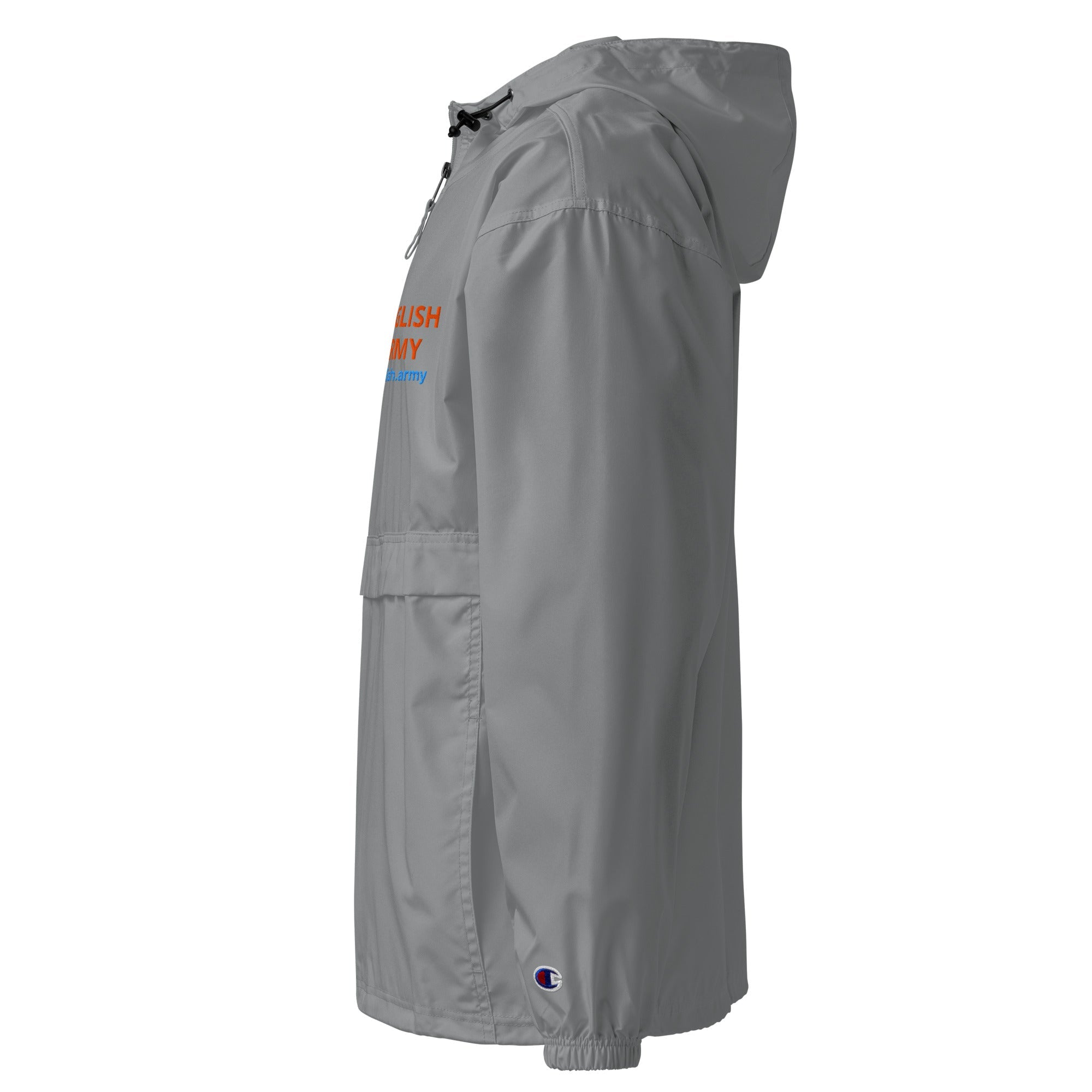 ENGLISH ARMY - Embroidered Champion Packable Jacket