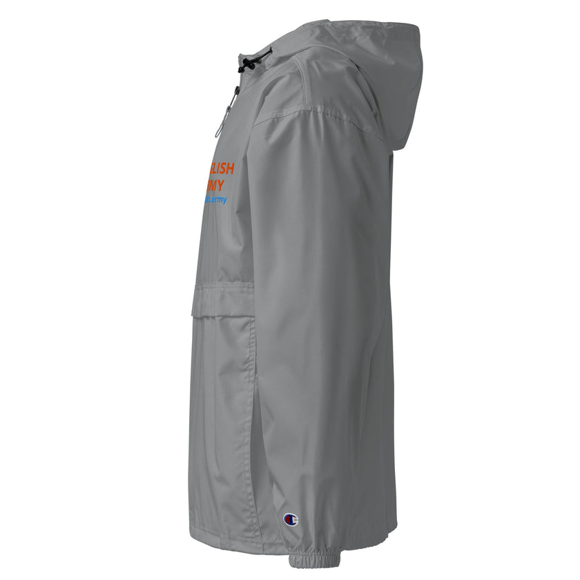 ENGLISH ARMY - Embroidered Champion Packable Jacket