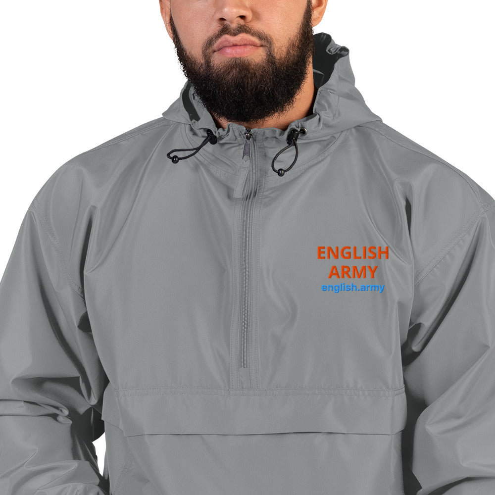 ENGLISH ARMY - Embroidered Champion Packable Jacket
