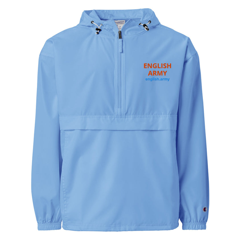 ENGLISH ARMY - Embroidered Champion Packable Jacket