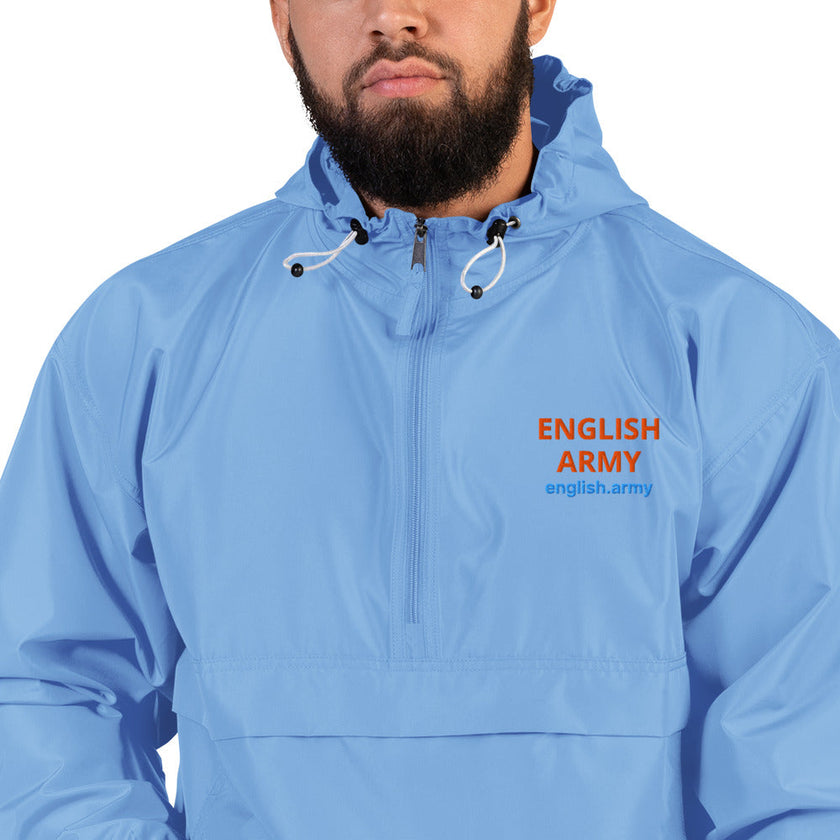 ENGLISH ARMY - Embroidered Champion Packable Jacket