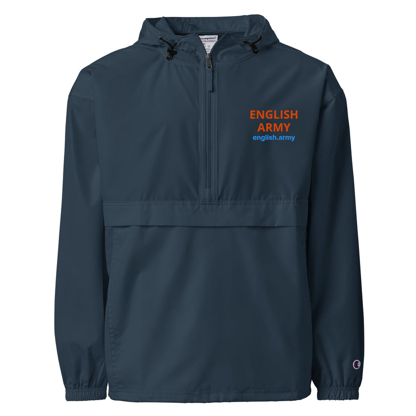 ENGLISH ARMY - Embroidered Champion Packable Jacket