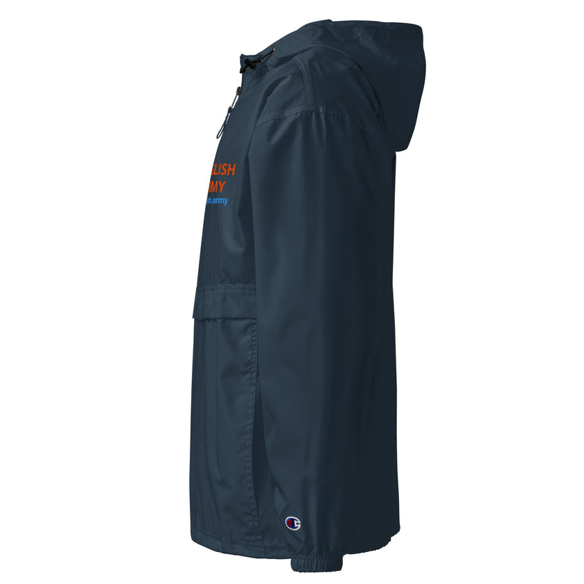 ENGLISH ARMY - Embroidered Champion Packable Jacket