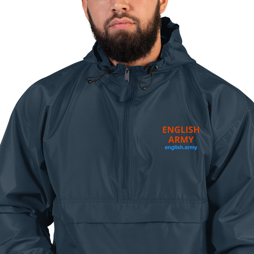 ENGLISH ARMY - Embroidered Champion Packable Jacket