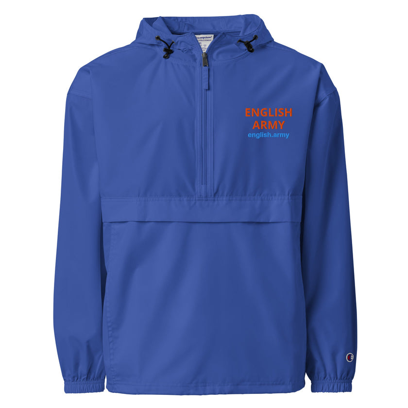 ENGLISH ARMY - Embroidered Champion Packable Jacket
