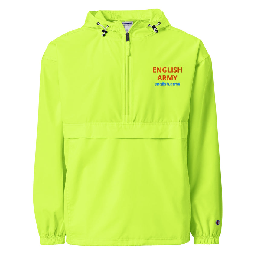 ENGLISH ARMY - Embroidered Champion Packable Jacket