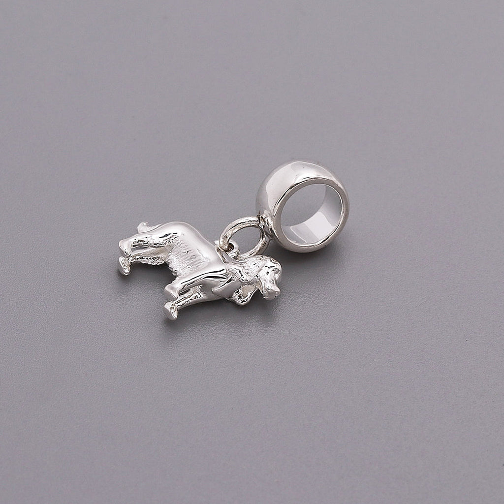English Cocker Spaniel Silver Dog Charm
