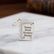 Hardback Book Personalised Silver Charm