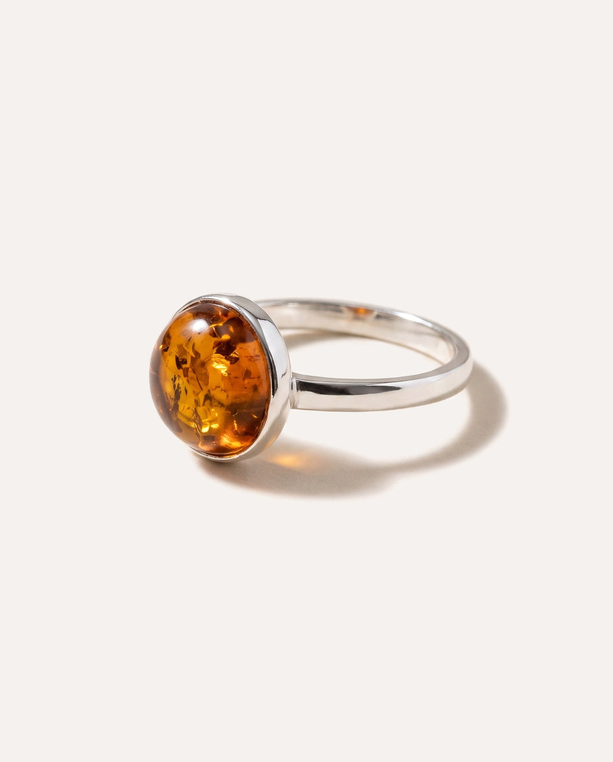ESSENTIALS Amber Solitaire Ring