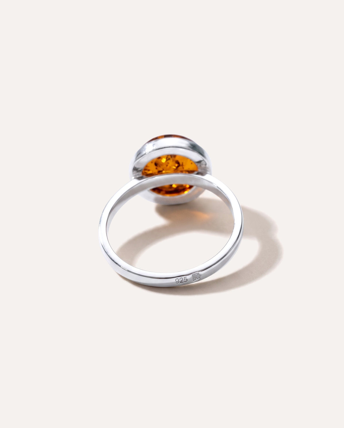 ESSENTIALS Amber Solitaire Ring