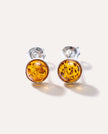 ESSENTIALS Mini Amber Stud Earrings