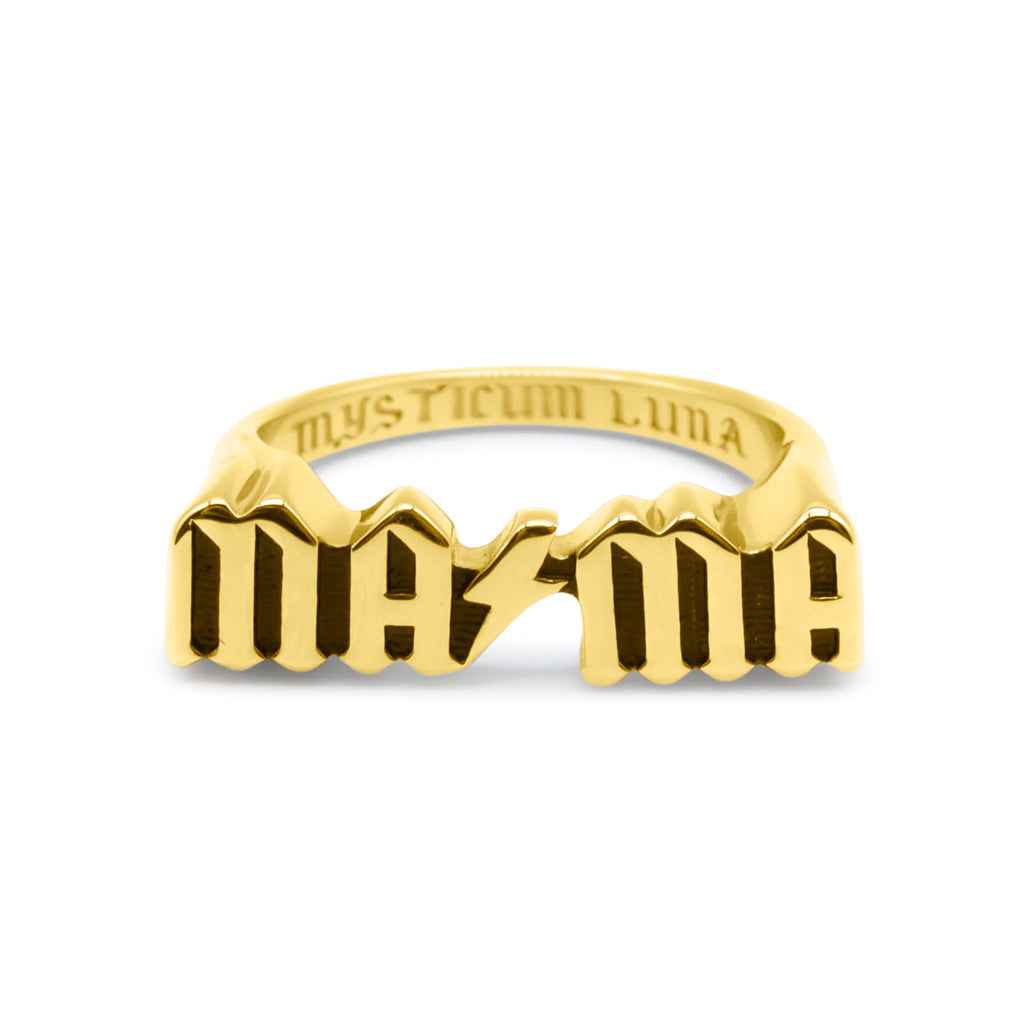 Gold MAMA Ring