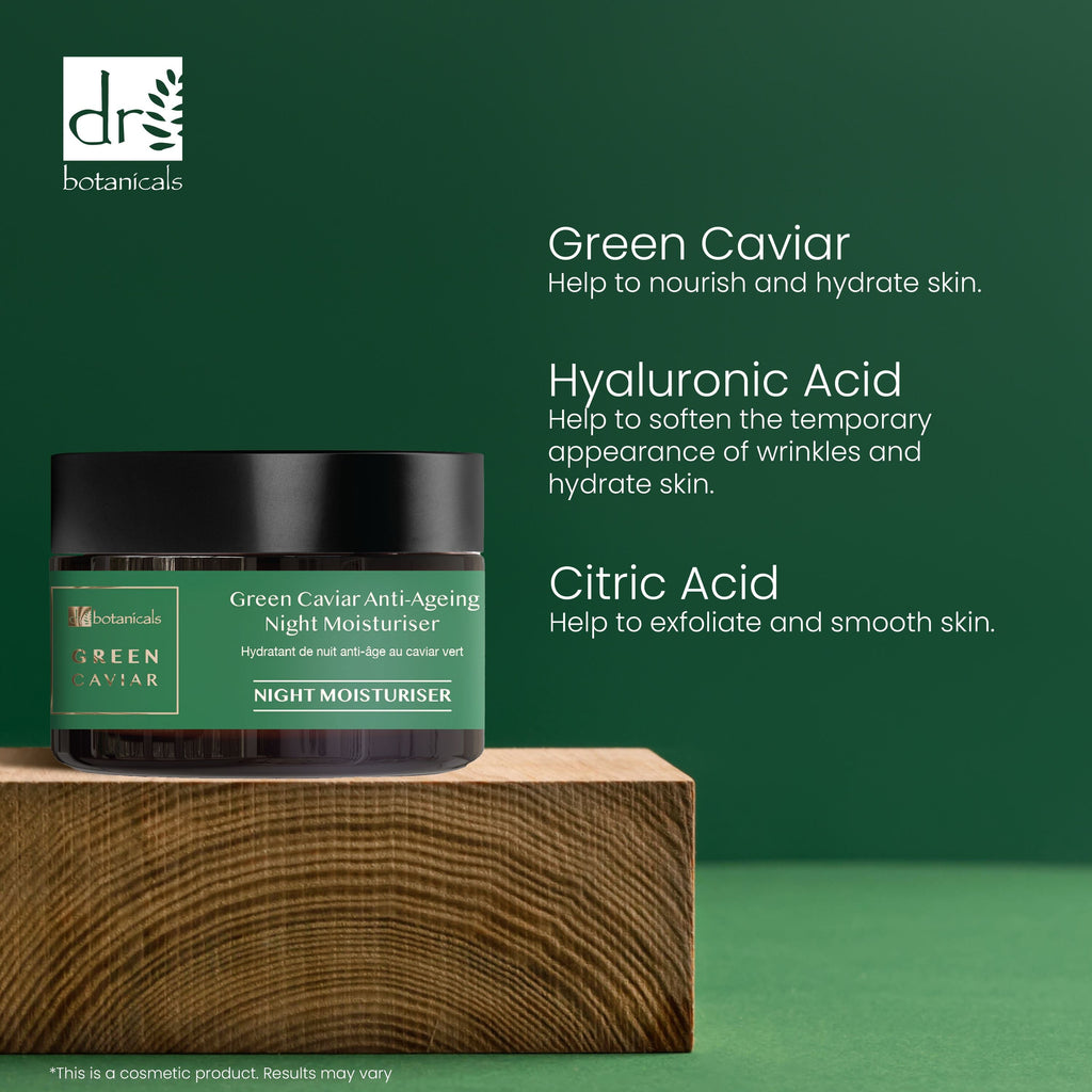 DB Green Caviar & Argan Oil Anti-Ageing Night Moisturiser Advanced Light Serum Essence DB  La Rose Française - Night Moisturiser