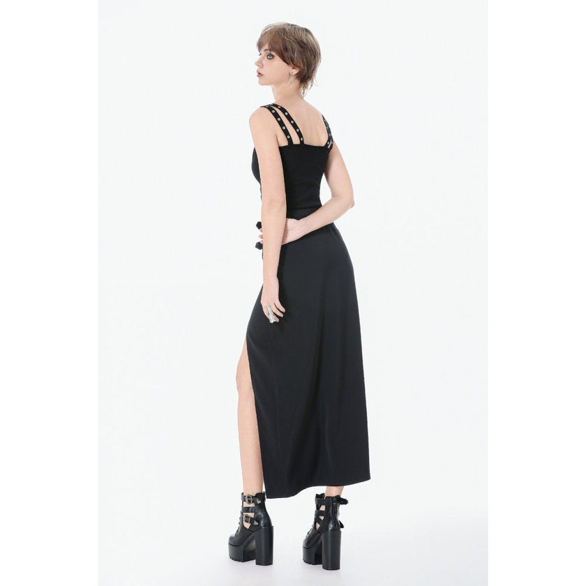 Dark in Love Punk Lace-Up Corset Style Top