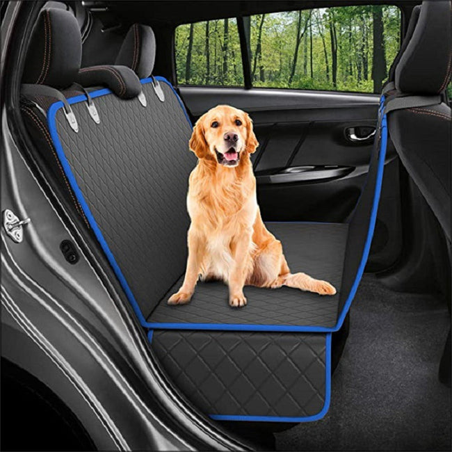 Hund Autositzbezug Sichtfenster Netz Haustier Transportkorb Hängematte Sicherheit Schutz Rücksitz Matte Mit Reißverschluss Und Tasche Für Reisen