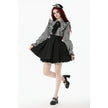 Dark in Love Striped Ruffle Gothic Lolita Dress