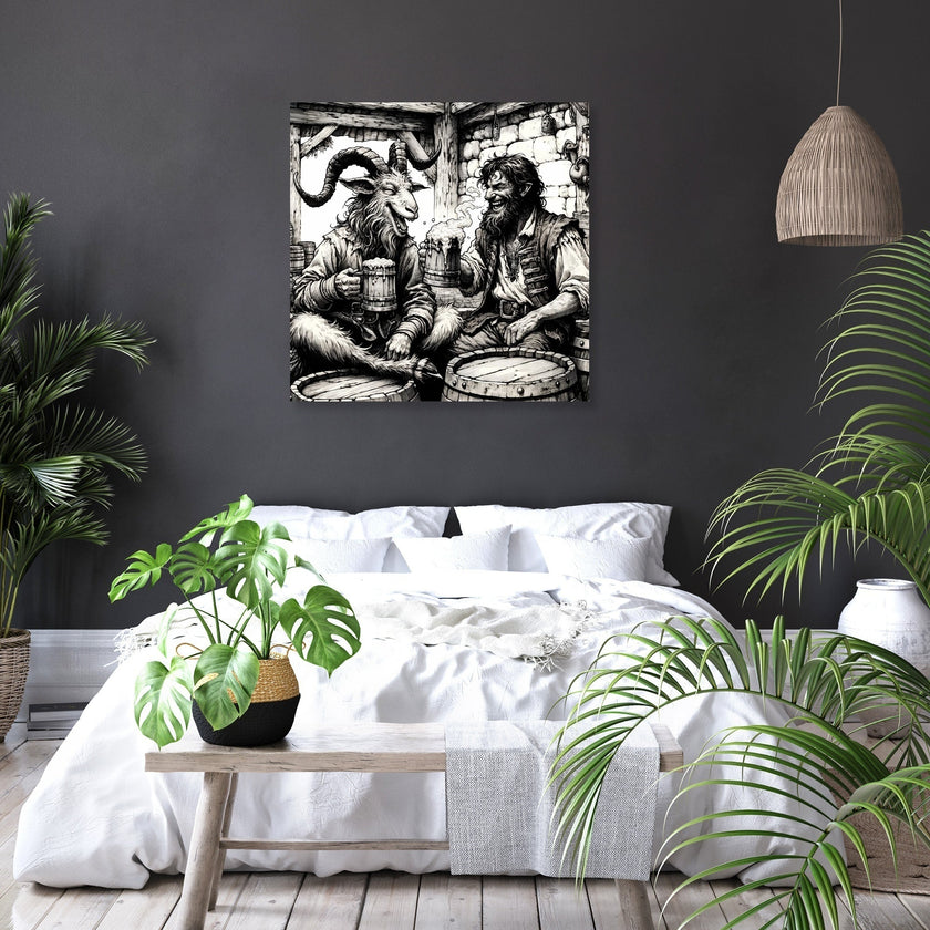 Woodland Tavern Comrades Canvas