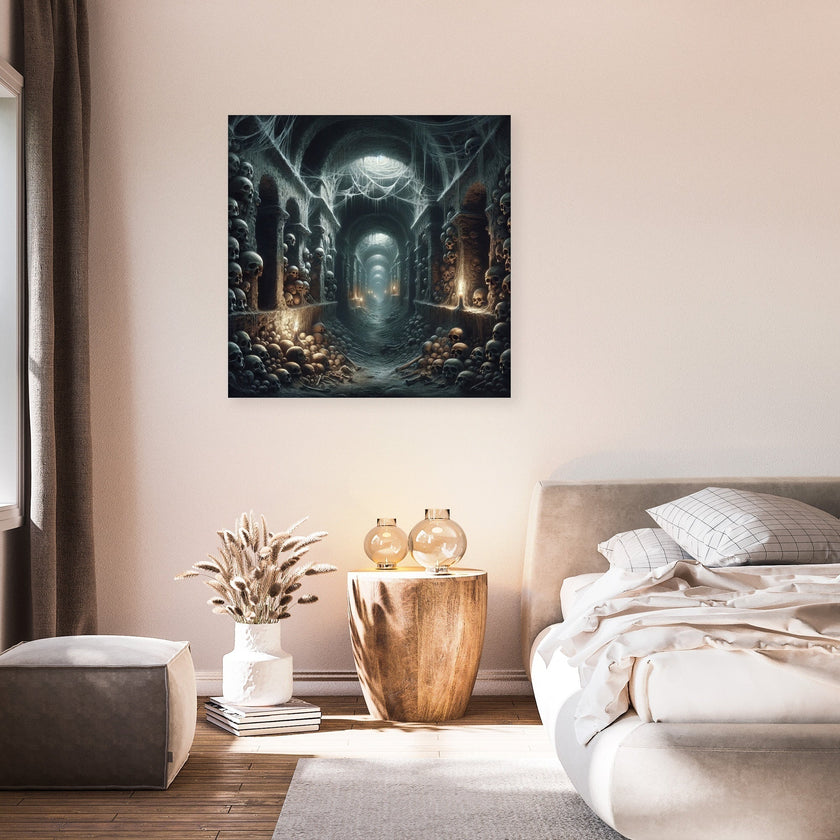 Catacombs Beneath the City Canvas