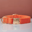 Multiple Colour Velvet Personalise Dog Collar Leash Set With Bow