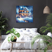 Melancholic Winter Night Canvas