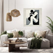 Contemplative Silhouette Canvas