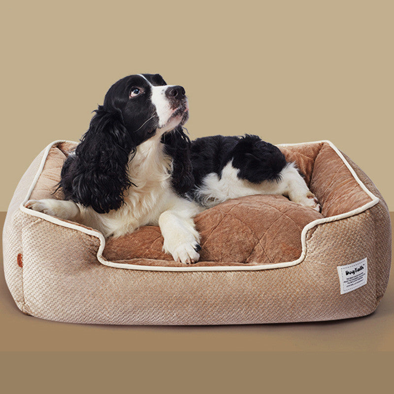 Arena para perros y gatos espesa, cálida de invierno, desmontable y lavable