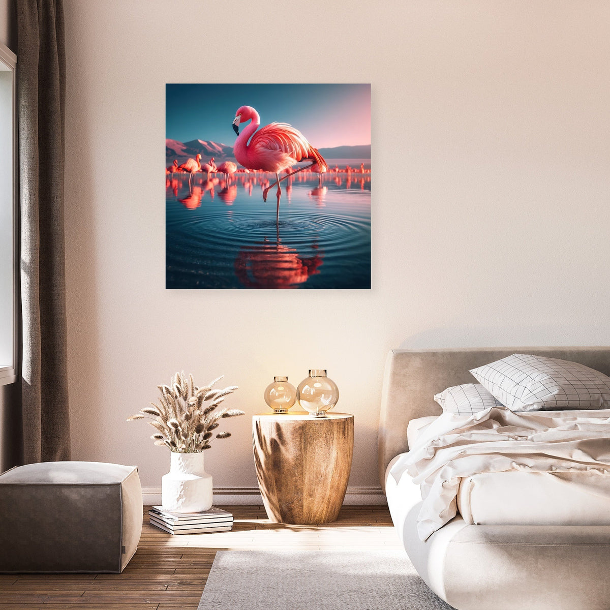 Flamingo Grace Canvas