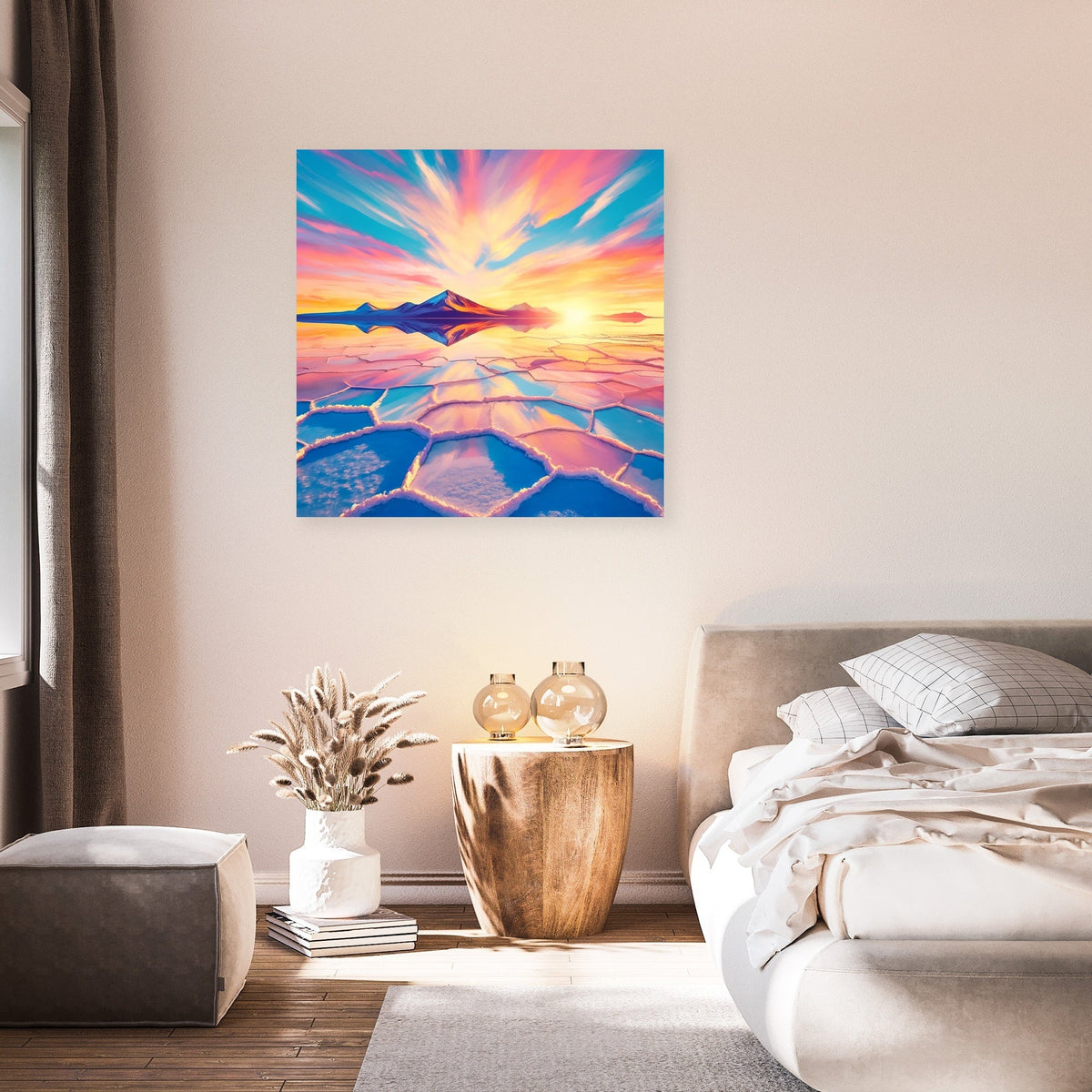 Salar de Uyuni Sunrise Canvas
