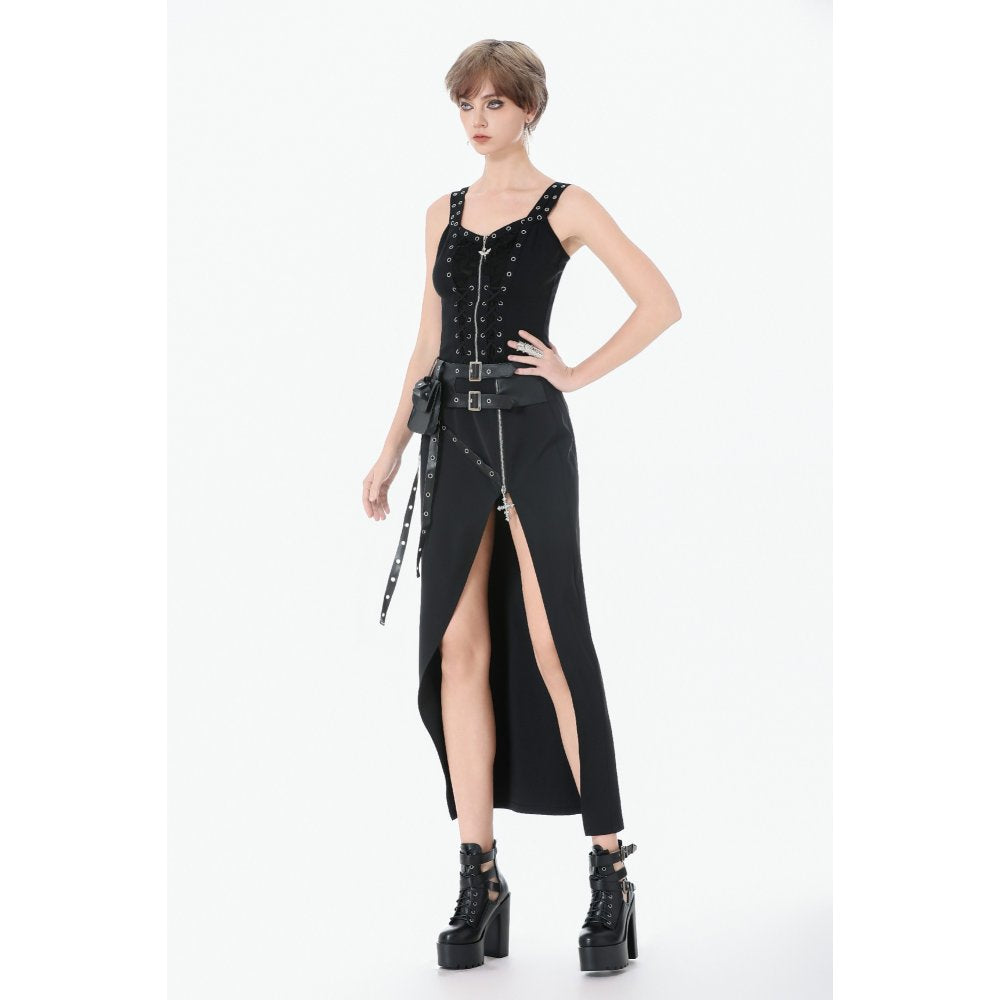 Dark in Love Punk Lace-Up Corset Style Top