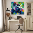 Vivid Gorilla Canvas