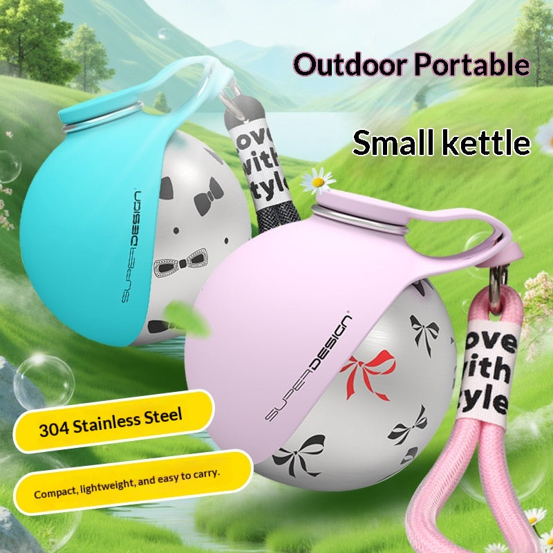 Creative Portable Outdoor Pet Stainless Steel Water Cup Small Dog Water Bottle Convenient Dog Drink Dispenser Puppy Travel Portable Water Bowl Pet Products