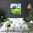 Irish Castle Spring Canvas