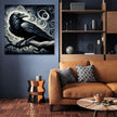 Gothic Raven Canvas