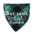 Christmas Pet Saliva Towel DIY Dog Triangle