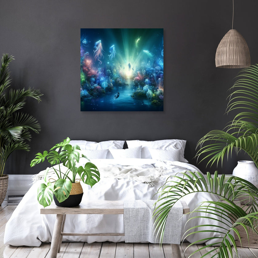 Luminous Lagoon Canvas
