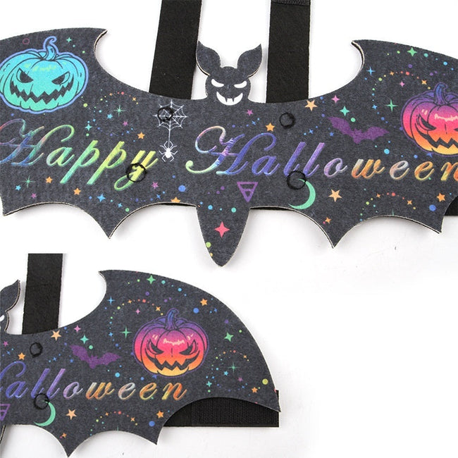 Disfraz de mascota de murciélago para gato de Halloween