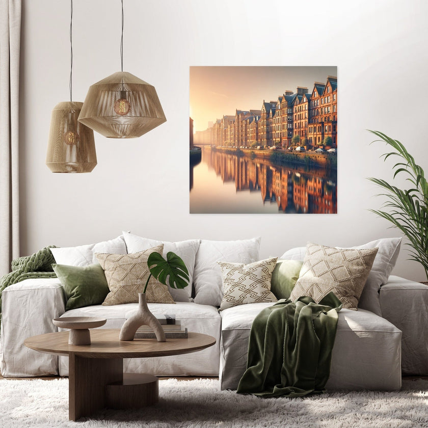 Sunset Serenity Glasgow Canvas