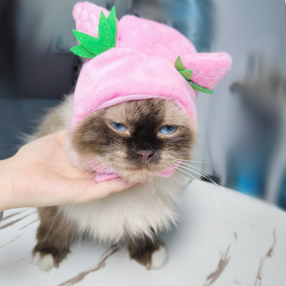 Pet Headgear Cute Dog Teddy Dress Up SUNFLOWER Cat Headdress Wig Cat Headgear Hat